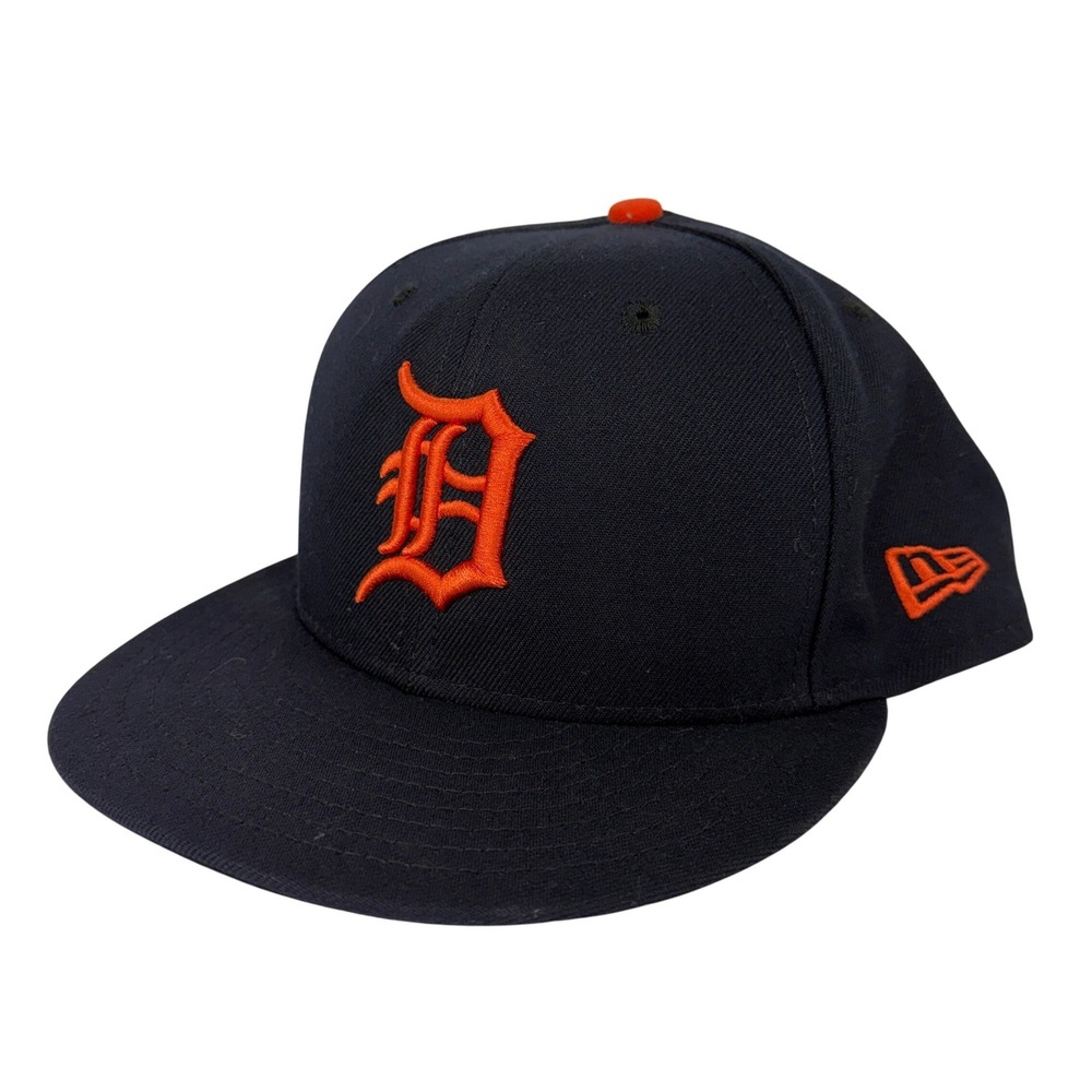 New Era 59FIFTY Detroit Tigers MLB Authentic Collection Fitted Hat Navy 7 1/8